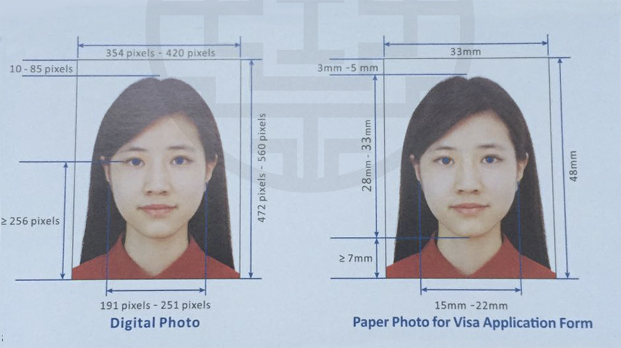 Основные требования к фотографии при подаче заявления на визу